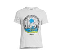 Asics Graphic Tee Trabuco 2 Mid Grey Heather Taglia: S | T-shirt stampate Outlet | Uomo | Grigio