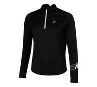 Asics Icon Half Zip Long Sleeve T-shirt Nero L Donna