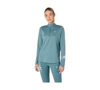 ASICS Icon 1/2 Zip Ls Top Foggy Teal FeMale Size XL