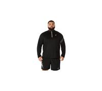 Asics icon 1 2 zip top black men s