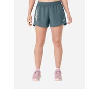 Asics Icon 4in W - Short Running - Donna - Grigio M