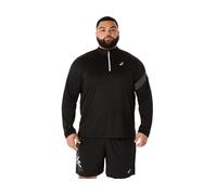 ASICS Icon Ls 1/2 Zip Performance Black Male Size M