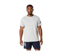 ASICS Icon Ss Top Cloud Grey / Midnight Male Size 2XL
