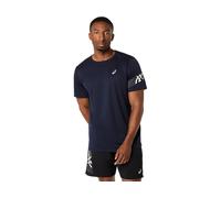 ASICS Icon Ss Top Midnight / Cream Male Size 2XL