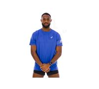 Asics Icon Short Sleeve T-shirt Blu XL Uomo