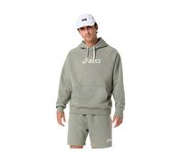 ASICS Logo Fleece Hoodie Lichen Green Male Size S