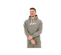 ASICS Logo Fleece Hoodie Lichen Green Male Size S