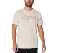 T-shirt da uomo Asics Logo Short Sleeve - Beige