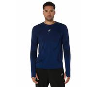 ASICS Maglia da running da uomo Road Seamless blu | L