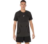 ASICS Maglia funzionale 'Road' antracite / nero / bianco Uomo ASICS L