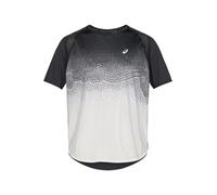 ASICS Maglia funzionale 'ROAD FADE' nero / bianco Donna ASICS L