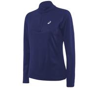 Asics Maglia Running Ml Hzip Winter Top Blu Donna M