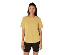 ASICS Maglietta da running da donna Road SS Top senape | S