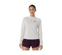 ASICS Match 1/2 Zip Ls Top Soft Oat FeMale Size L