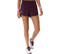 Pantaloncini da tennis da donna Asics Match Laser Cut - dark aubergine - Viola (XS)