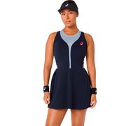 ASICS Match Pleat Abito Donna - blu scuro, Taglia: L