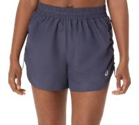 Asics Nagino Run Adjustable 4in Shorts Grigio XS Donna