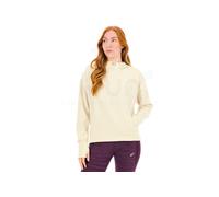 Asics - Women's Nagino Run Adjustable Hoodie - Felpa con cappuccio M beige