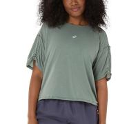 ASICS NAGINO RUN ADJUSTABLE SS TOP Magliette XS Verde