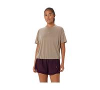 ASICS Nagino Run Ss Top Greige FeMale Size L