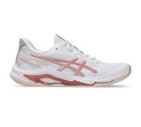 Scarpe da donna per badminton/squash Asics Netburner Ballistic FF 4 - white/rose rough - Bianco (40)