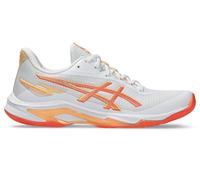 Scarpe da donna per badminton/squash Asics Netburner Ballistic FF 4 - white/vivid coral - Bianco (38)