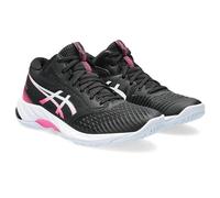 ASICS Netburner Ballistic FF MT 3, Sneaker Donna, Nero Rosa Acceso, 42 EU