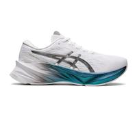 Asics Novablast 3 Platinum White/Metallic Blue da Donna 40 Bianco