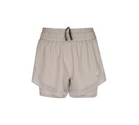 ASICS Pantaloncini da running da donna Nagino Run 2in1 cammello | S