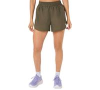 Asics Nagino Run Adjustable 4in Shorts Verde S Donna