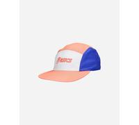 ASICS 5 Panel Cap Sun Coral / Brilliant White Unisex Size L/XL