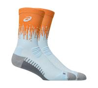 ASICS Performance Run Crew Sock Sky / Sun Peach Unisex Size L