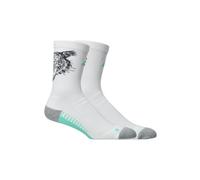 Asics performance run crew socks paris white