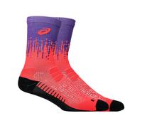 ASICS Performance Run Sock Crew Edo Purple / Flash Red Unisex Size IV