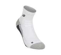 Asics performance run quarter unisex socks white