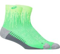 ASICS Performance Run Quarter Sock Illuminate Green / Vital Green Unisex Size M