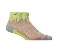 Asics performance run quarter socks rosa giallo