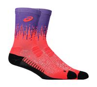 ASICS Performance Run Sock Crew Edo Purple / Flash Red Unisex Size IV
