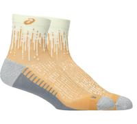 ASICS Performance Run Sock Quarter Oyster White / Sandstorm Unisex Size III