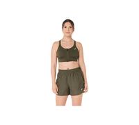 Asics Reggiseno Sportivo Road Zip Dark Olive Donna L / 80B