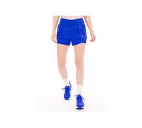 Pantaloncini 2 in 1 asics road 3 5 pollici viola da donna