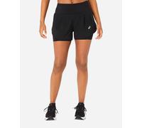 Asics Road 2-n-1 3,5in W - Short Running - Donna - Nero L
