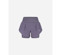 Pantaloni corti ASICS Road 2-n-1 3.5 In lilla donna - XS
