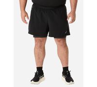ASICS Road 2n1 5in Short Performance Black / Graphite Grey Male Size XL