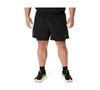 ASICS Road 2n1 5in Short Performance Black Male Size 2XL