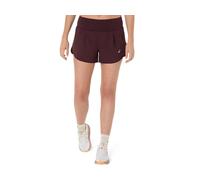 ASICS Road 3.5in Short Dark Currant FeMale Size XL