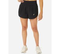 Asics Road 3.5in W - Short Running - Donna - Nero L
