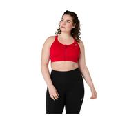 ASICS Road Combination Zip Bra Speed Red FeMale Size 75D
