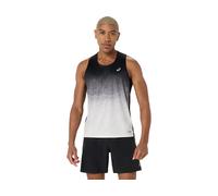 ASICS Road Fade Singlet Performance Black / Cream Male Size XL