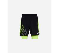 Asics Road Graphic 2n1 5in M - Short Running - Uomo - Nero M